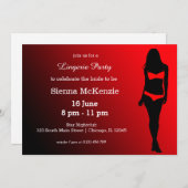 Lingerie-Party Einladung (Vorne/Hinten)