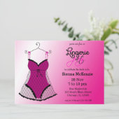 Lingerie Party Einladung (Stehend Vorderseite)