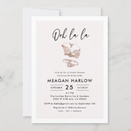 Lingerie Shower Hen Party Einladung