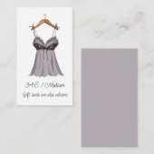 Lingerie Size Oh la la Brautparty Begleitkarte (Vorne/Hinten)