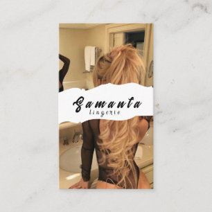 Lingerie-Visitenkarte Visitenkarte