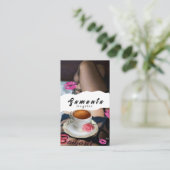 Lingerie-Visitenkarte Visitenkarte (Stehend Vorderseite)