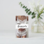 Lingerie-Visitenkarte Visitenkarte (Stehend Vorderseite)