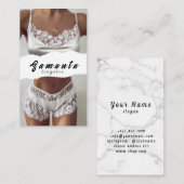 Lingerie-Visitenkarte Visitenkarte (Vorne/Hinten)