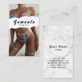 Lingerie-Visitenkarte Visitenkarte (Vorne/Hinten)