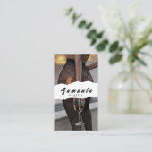 Lingerie-Visitenkarte Visitenkarte (Stehend Vorderseite)