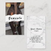 Lingerie-Visitenkarte Visitenkarte (Vorne/Hinten)