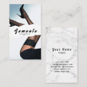 Lingerie-Visitenkarte Visitenkarte (Vorne/Hinten)
