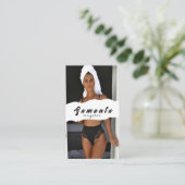 Lingerie-Visitenkarte Visitenkarte (Stehend Vorderseite)