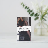 Lingerie-Visitenkarte Visitenkarte (Stehend Vorderseite)