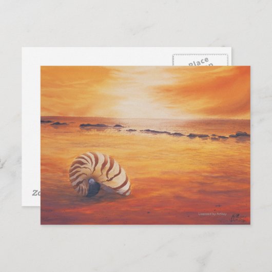 Lingering Postkarte (Vorne/Hinten)