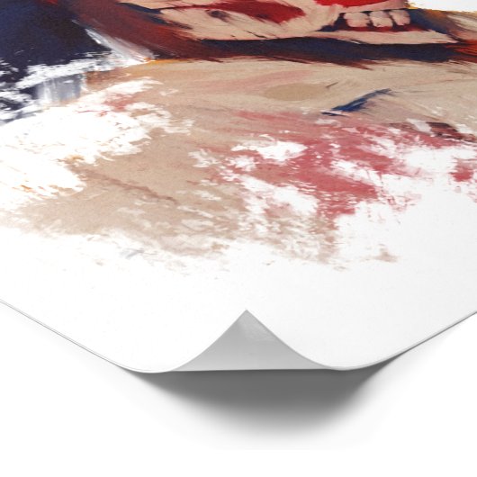 Lingering Snow Poster (Ecke)