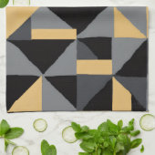 Linges de cuisine Torchon Géométrie Moderne Geschirrtuch (Gefaltet)