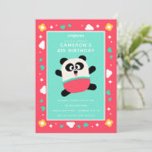 Lingokids Birthday mit Elliot Einladung (Stehend Vorderseite)