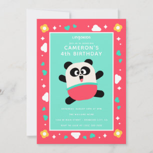Lingokids Birthday mit Elliot Einladung