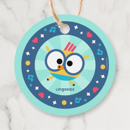 Lingokids-Party mit Billy Geschenkanhänger (Rückseite)