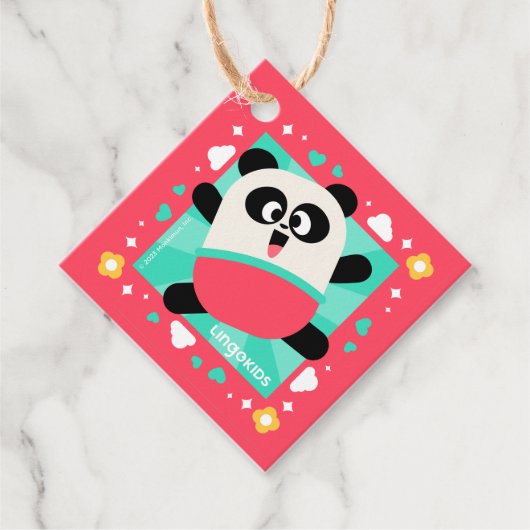 Lingokids-Party mit Elliot Geschenkanhänger (Vorderseite)