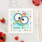Lingokids Party Paper Napkins mit Billy Serviette (Beispiel)