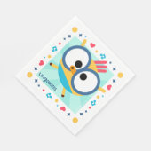 Lingokids Party Paper Napkins mit Billy Serviette (Ecke)