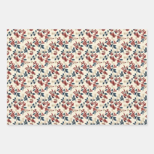 Lingon Berry Geschenkpapier Set (Vorderseite 3)