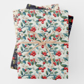 Lingon Berry Geschenkpapier Set (Beispiel)