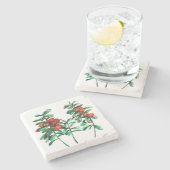 Lingonbeere Steinuntersetzer (Seitenansicht)