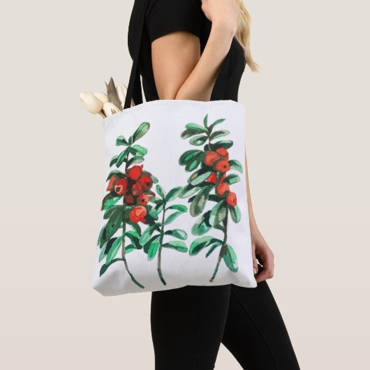 Lingonbeere Tasche (Von Nahem)