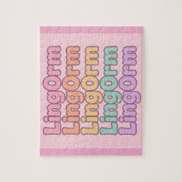 Lingorm Kawaii-Blasenbuchstabe Puzzle