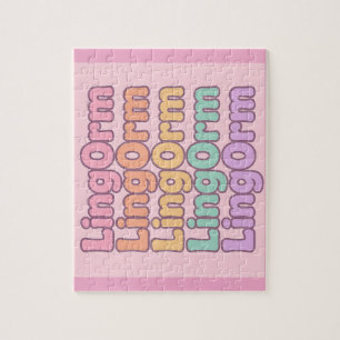 Lingorm Kawaii-Blasenbuchstabe Puzzle