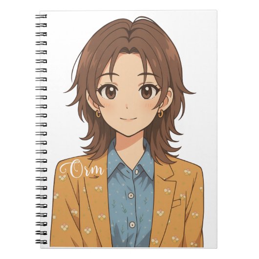 LingOrm, Orm Kornaphat Anime Illustration Notizblock (Vorderseite)