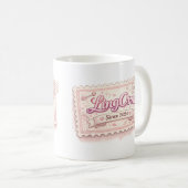 LingOrm Seit 2024 (Briefmarken-Fandom-Design) Kaffeetasse (VorderseiteRechts)