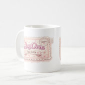 LingOrm Seit 2024 (Briefmarken-Fandom-Design) Kaffeetasse (Vorderseite Links)