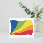 Lingua Franca Nova Flag Postkarte (Stehend Vorderseite)