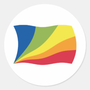 Lingua Franca Nova Flag Sticker