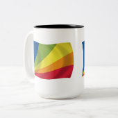 Lingua Franca Nova Flag Tasse (Vorderseite Links)
