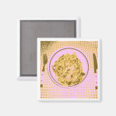 Linguine Pasta Magnet (Vorderseite/Rückseite)