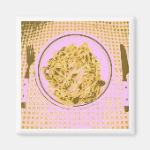 Linguine Pasta Magnet (Vorne)