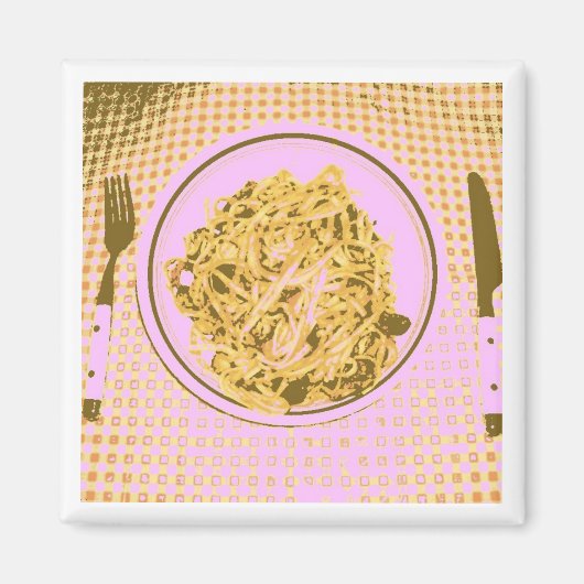 Linguine Pasta Magnet (Vorne)