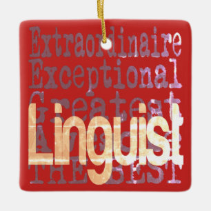 Linguist Extraordinator Keramikornament