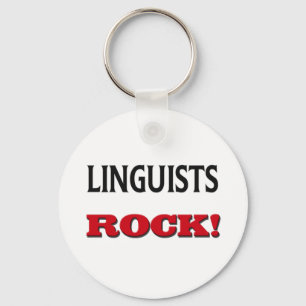 Linguist-Felsen Schlüsselanhänger