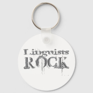 Linguist-Felsen Schlüsselanhänger