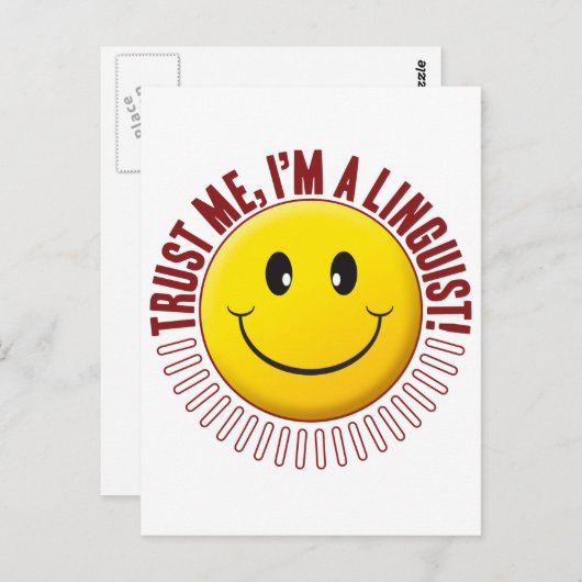 Linguist Trust Postkarte (Vorne/Hinten)