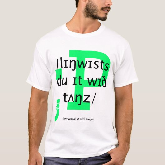 Linguisten tun es mit den Zungen T-Shirt (Vorderseite)