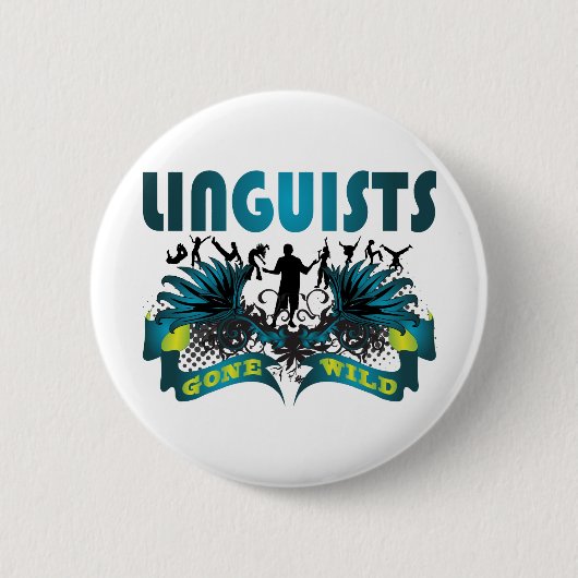 Linguisten wild gegangen button (Vorderseite)