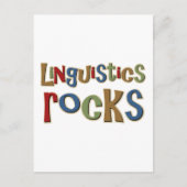 Linguistik Postkarte (Vorderseite)