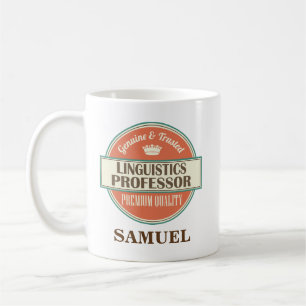 Linguistik-Professor Personalized Office Mug Gift Kaffeetasse