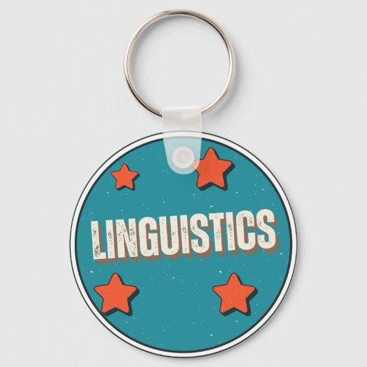Linguistik Schlüsselanhänger (Vorderseite)