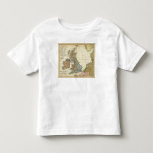 Linguistische Karte der britischen Inseln Kleinkind T-shirt