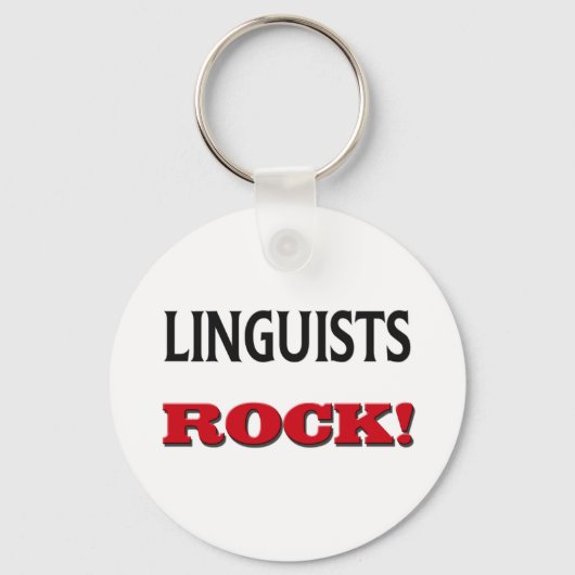 Linguists Rock Schlüsselanhänger (Vorderseite)