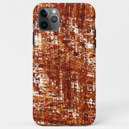 Linhas cruzadas e entalhe de quadrados enferrujado Case-Mate iPhone hülle